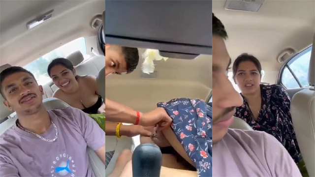 Gorgeous Horny Bhabi Affair – Threesome Car Fucking