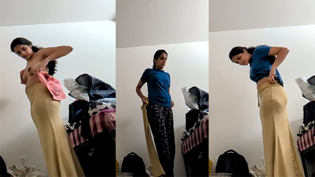 Mallu Sister Dress Change – Fixed Cam Nude Record